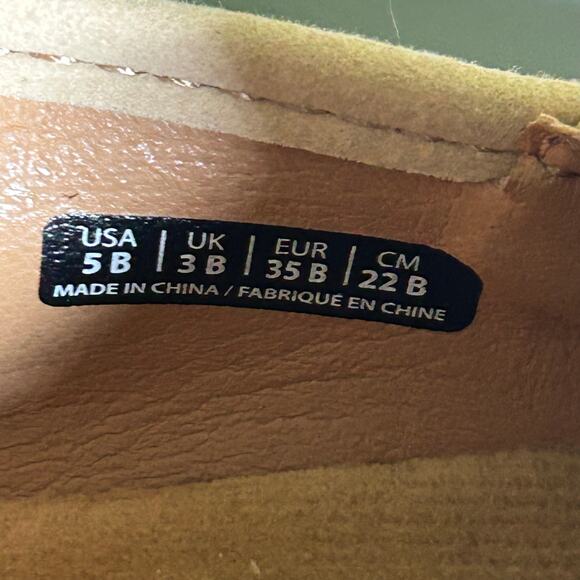 Revitalign Siesta Sunshine Slip On Suede Orthotic Comfort Shoes Tan 5 B New - Picture 7 of 7